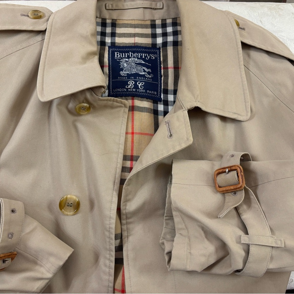 🆕 Burberry Nova Check Trench Coat for Men🧔🏻♂️